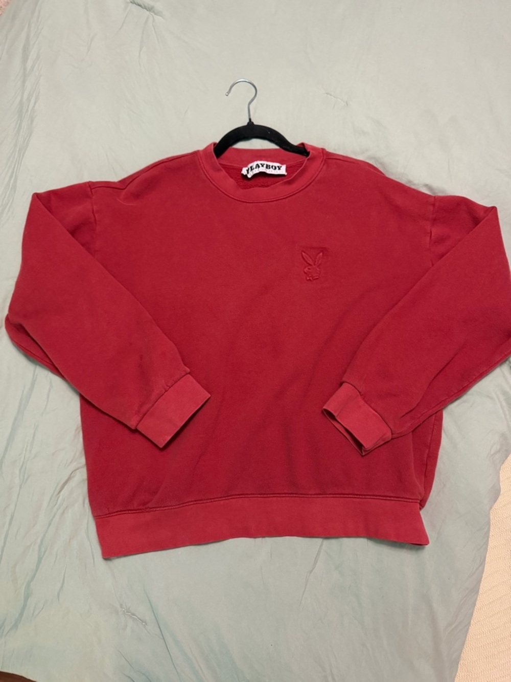 Playboy  Deep Red Crewneck Sweatshirt